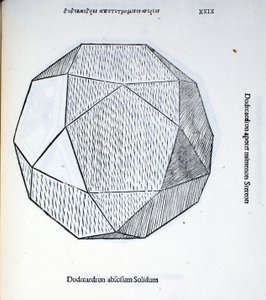 Dodecahedron Abscisum Solidum, Illustration from 